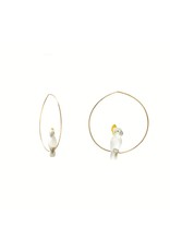 Nach White cockatoo hoop E