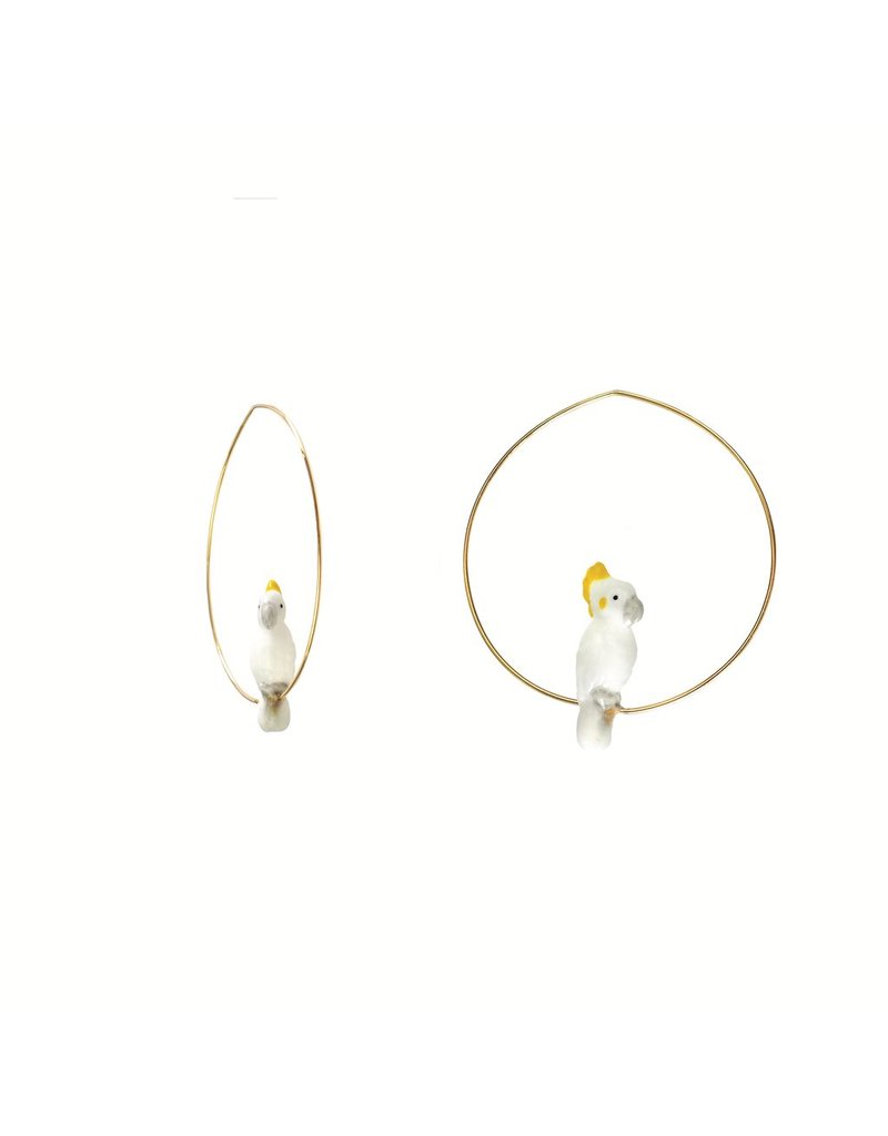 Nach White cockatoo hoop E