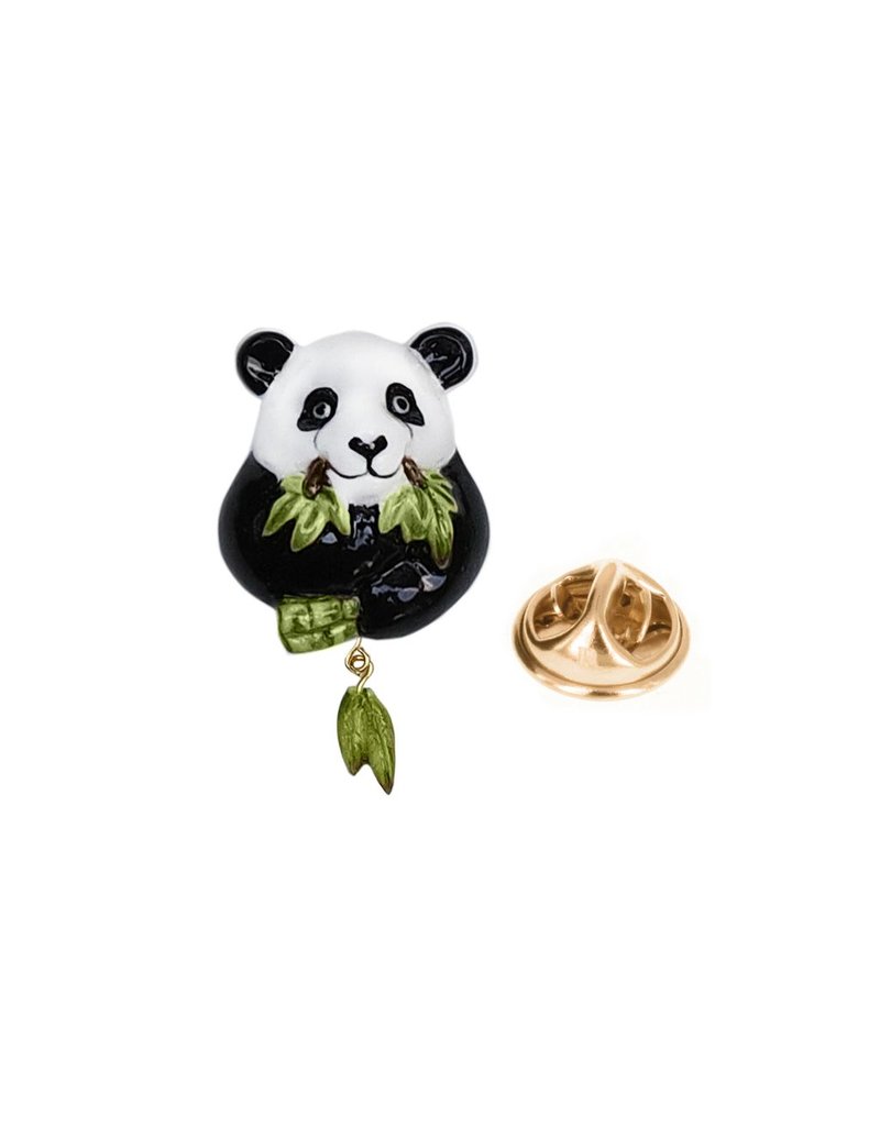 Nach Panda eating Bamboo PIN