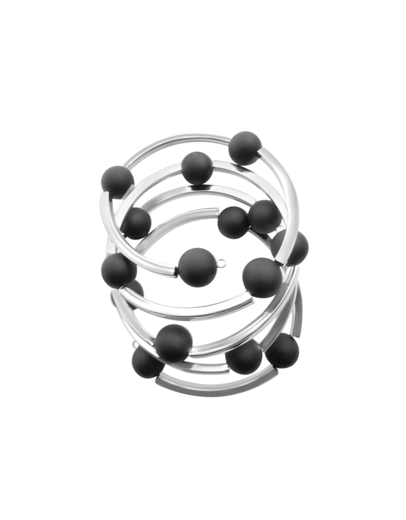 Spiral square tube balls B
