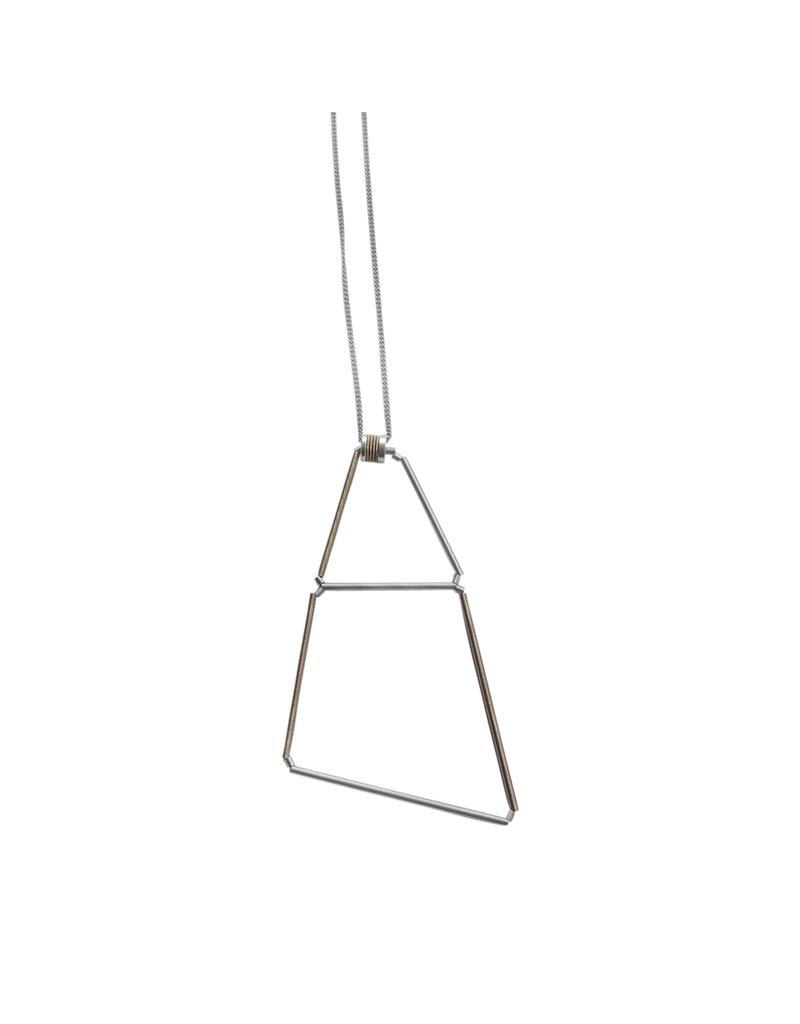 Monica Trevisi C15  stylized triangle pendant N