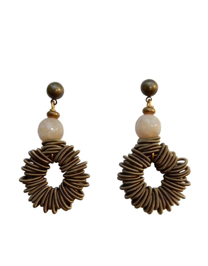 Monica Trevisi MARO05 Stone circle steel loop E