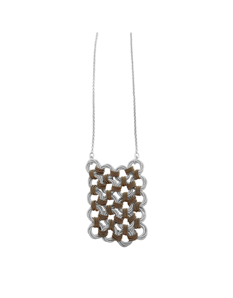 Monica Trevisi MATIC05  Pendant square net N