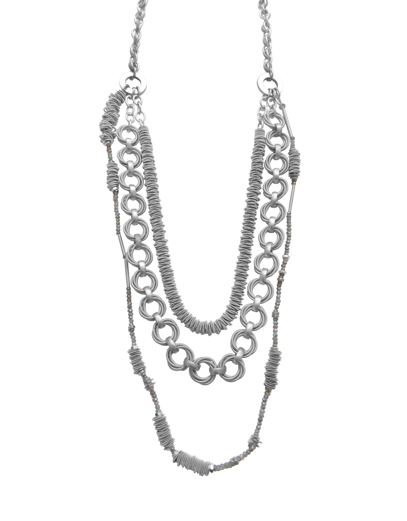 Monica Trevisi P03   Long multichain stone N