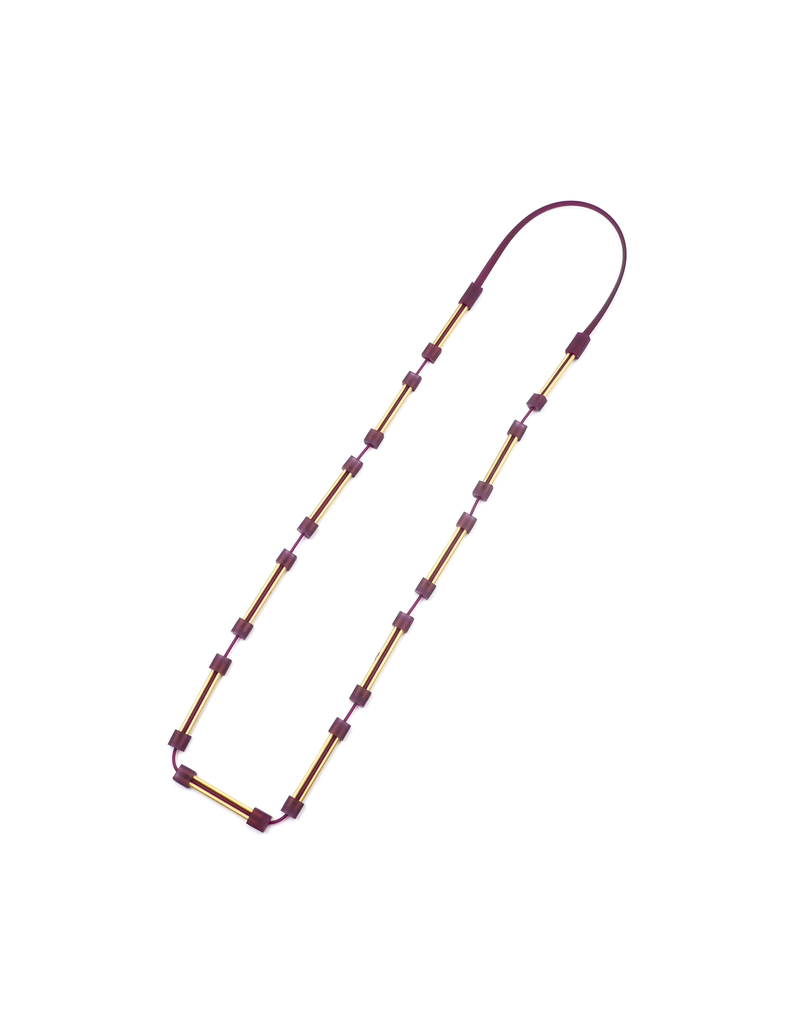 Materia Design DECOL art brass tubes PVC cubes long N