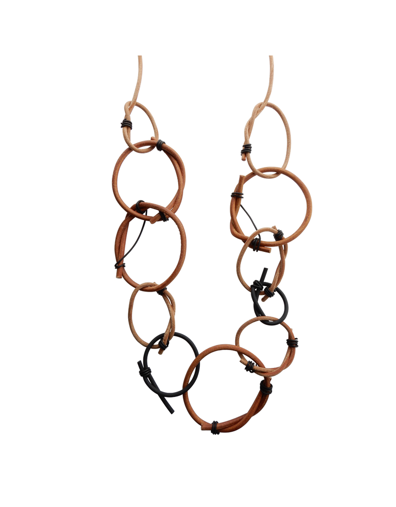 Marija Bajovska Natural leather loop PVC  N