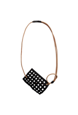 Marija Bajovska Natural leather eel skin lattice N