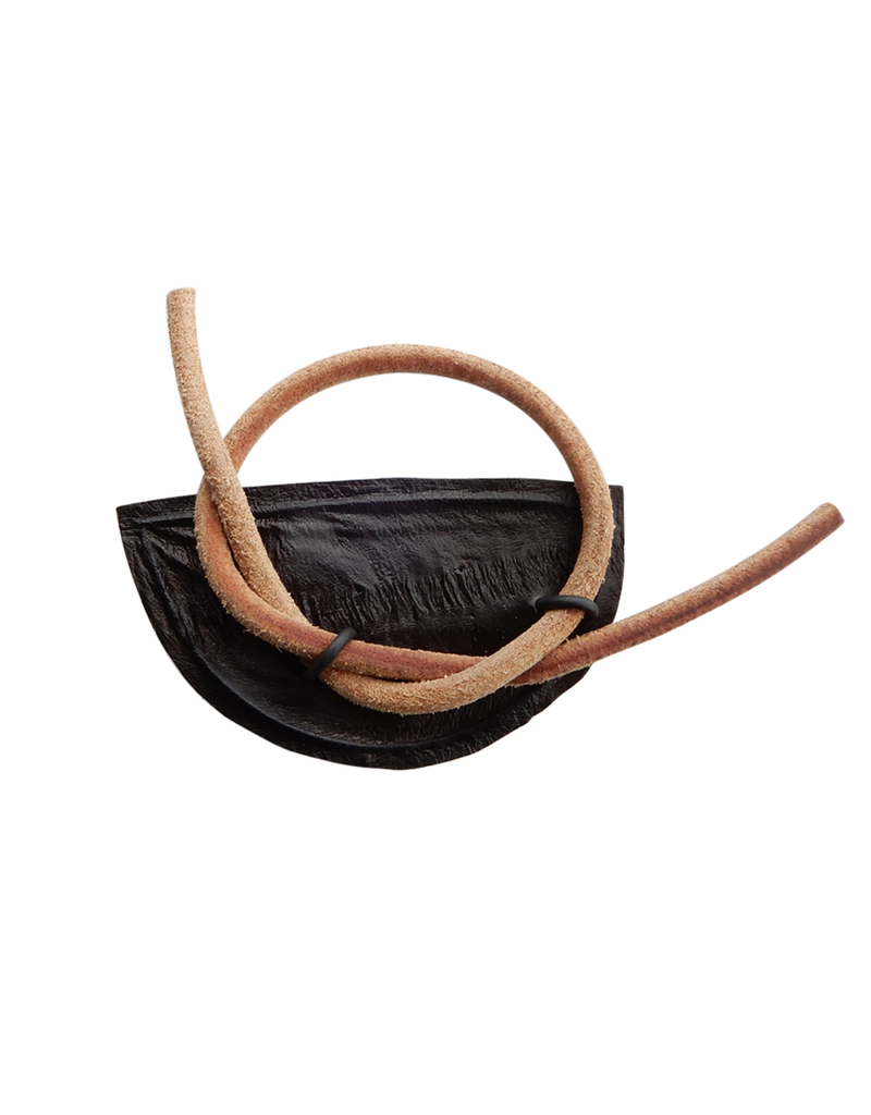 Marija Bajovska Natural leather half moon BR
