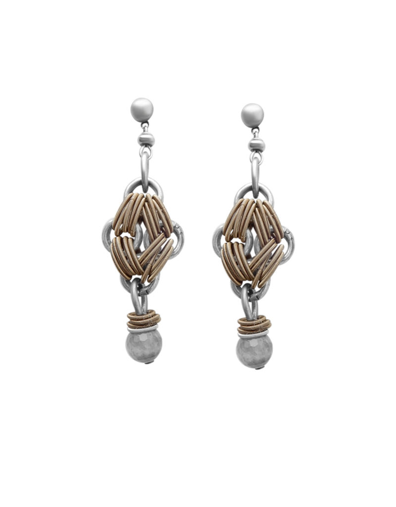 Monica Trevisi MAORO25 rhombus pendant stone E