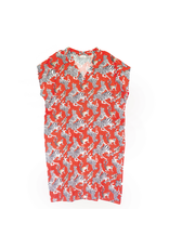 Nach Red with zebra DRESS SHIRT