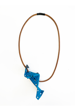 Marija Bajovska Perforated fold rectangle eel skin natural leather N