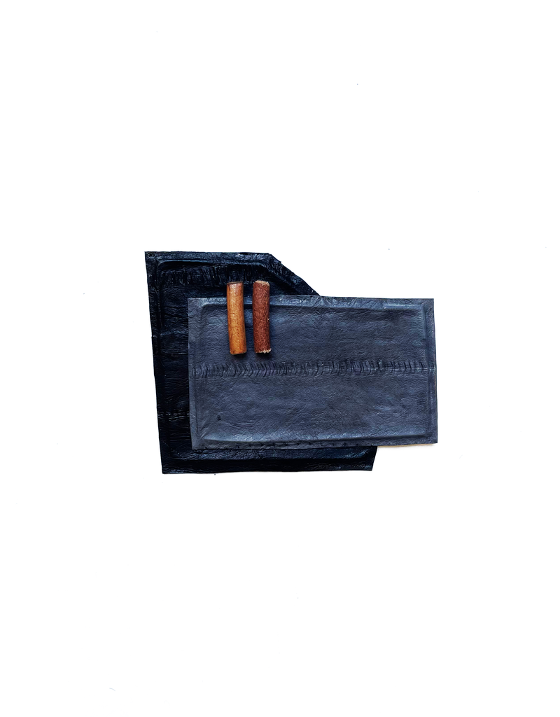 Marija Bajovska Geometric two colour pause eel skin BR