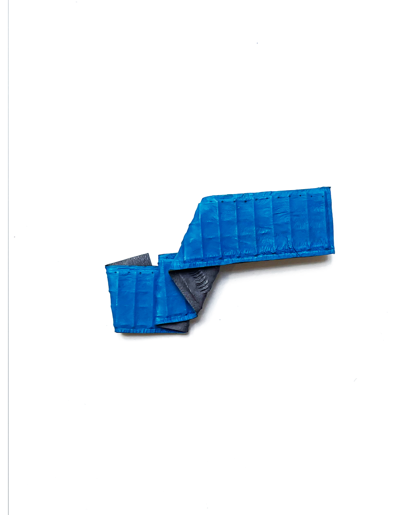 Marija Bajovska Multi fold rectangle eel skin BR