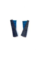 Marija Bajovska Rectangle fold two colour eel skin E