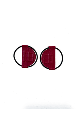 Marija Bajovska Half circle warp PVC eel skin E