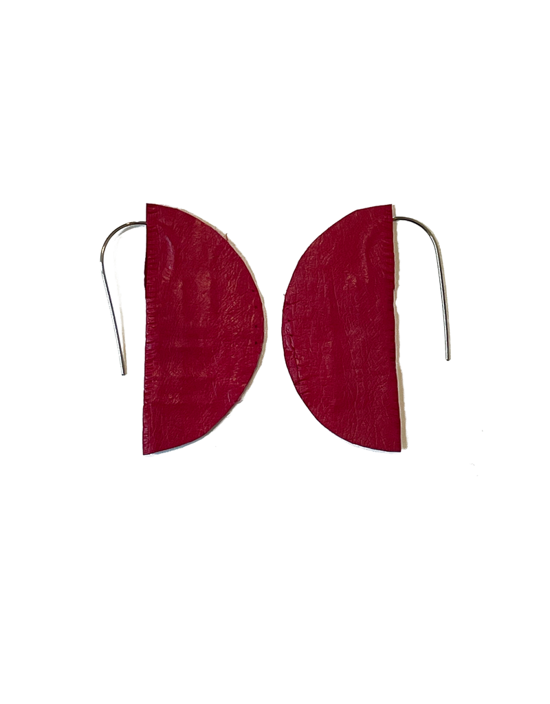 Marija Bajovska Half large circle eel skin E