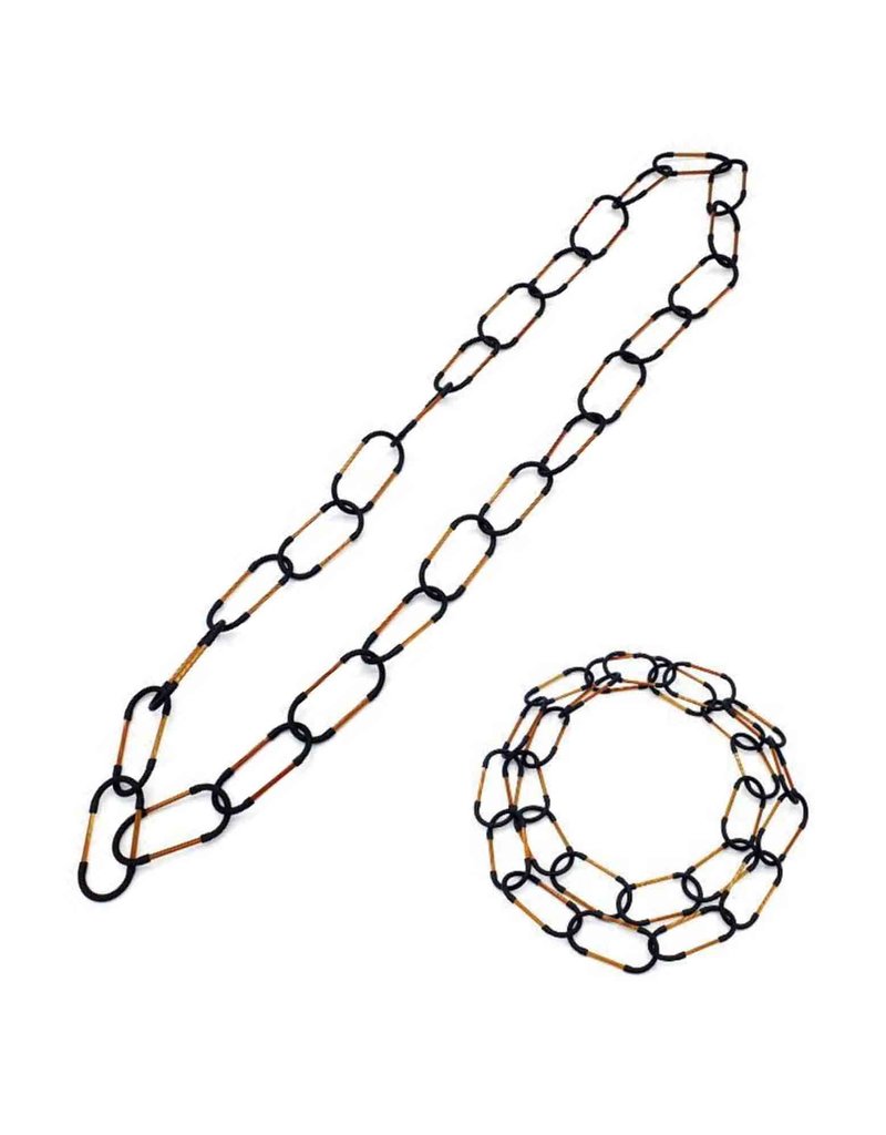 Rosalba Galati CHAINGLASSL Links glass PVC long N