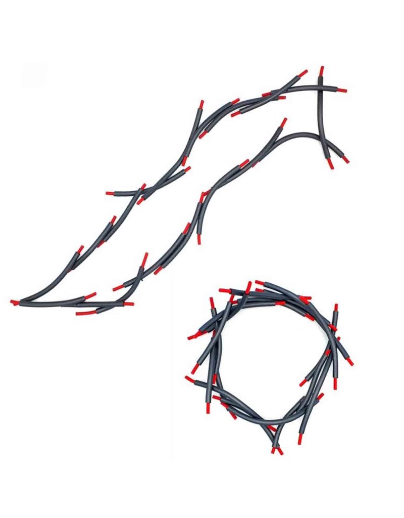 Rosalba Galati GEMMA Bi-colour layered twigs long N