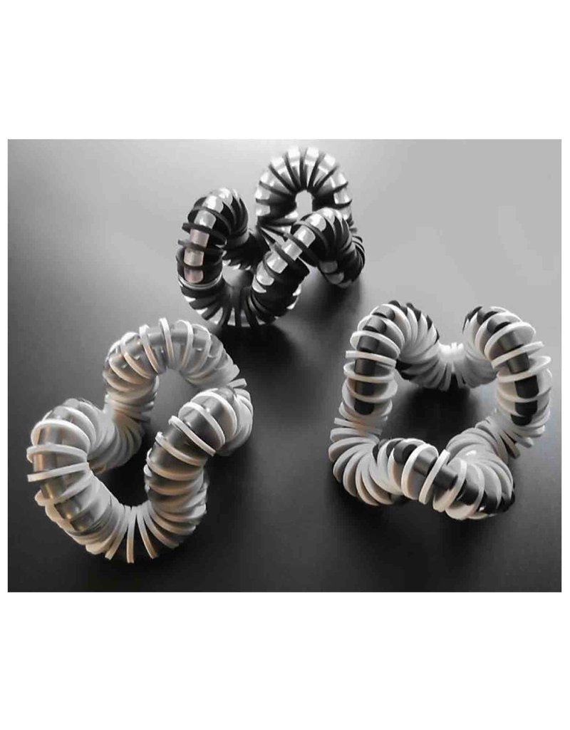 Rosalba Galati VORTICEPVC  Bi-color PVC sculptural twist B