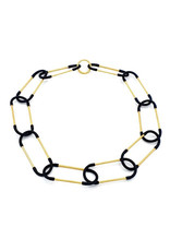Rosalba Galati CHAINMETALS Links metal PVC short N