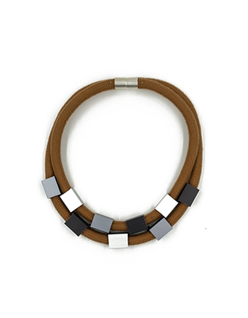 Christina Brampti Aluminum rectangle two rope magnet N