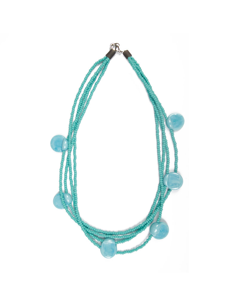 Jolly LILIC9CT Pressed glass bead short N