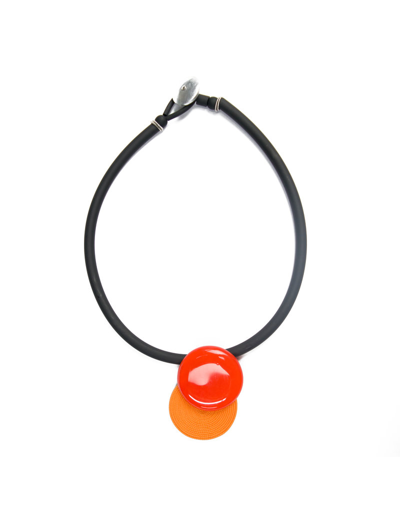 Jolly GIROC2 Ribbon glass disc pendant N