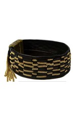 CLARA leather brass gold B