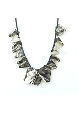 Carme Anglada Mangled plate metal suede N