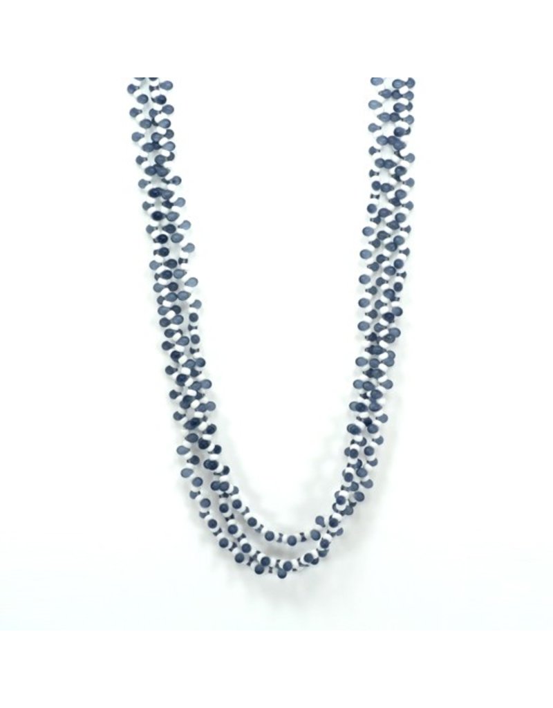 Jolly GOCCE C 4 small two colour glass bead long N