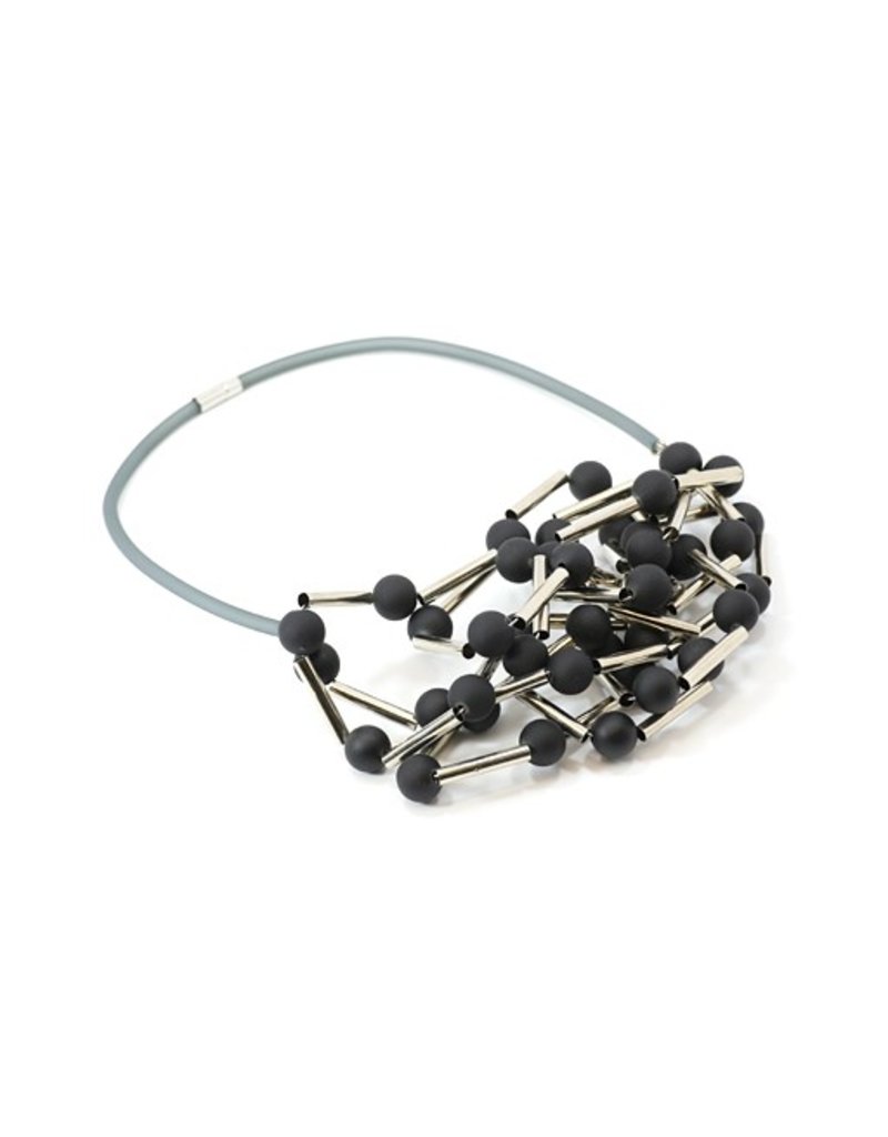 MILESTONES silver tube ball N