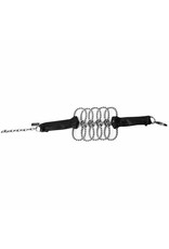 MIA black leather zamack old silver B