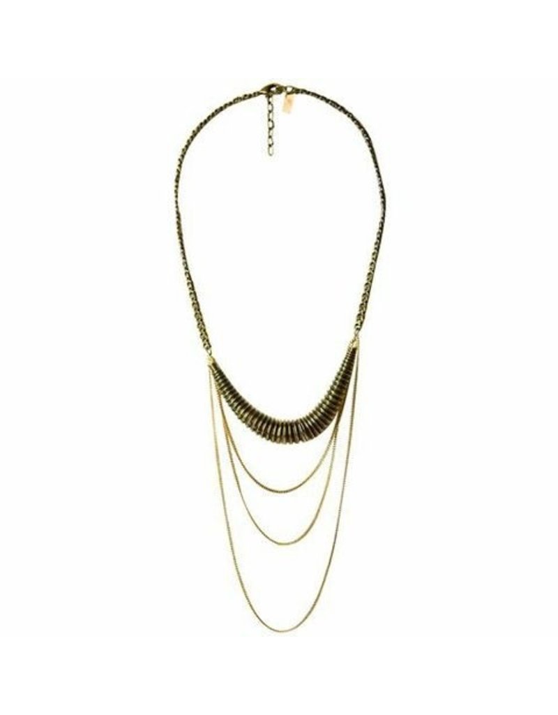 TELMA brass chain old gold N