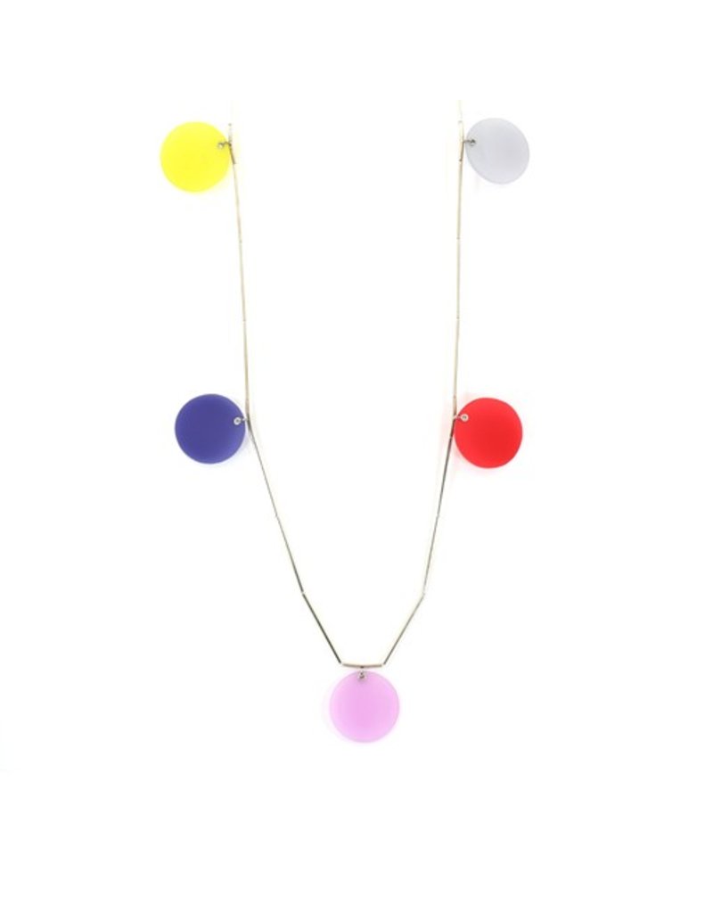 Materia Design LUNA pvc disk brass tube N