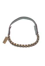 INES brass chain silver elastic purple blue B