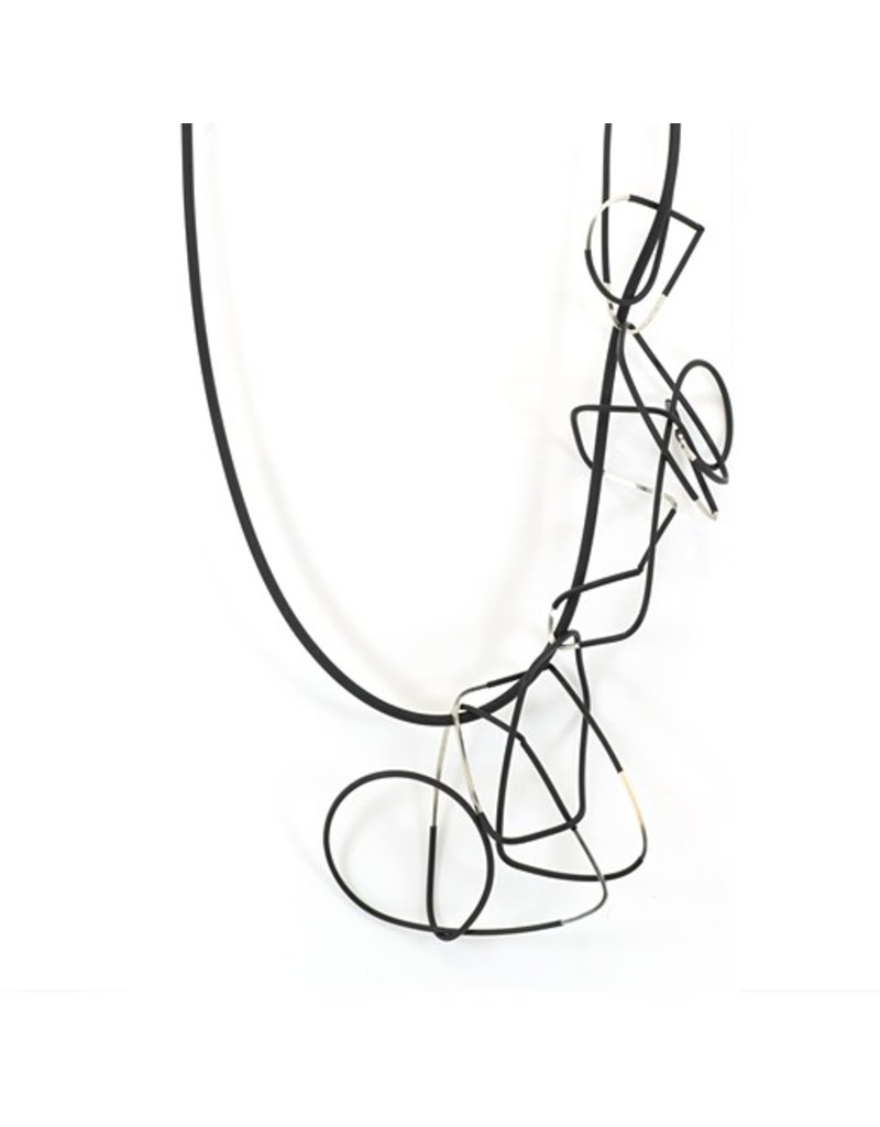 Marija Bajovska Geometric metal one side N