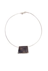 Iron by Miriam Nori SCULTURE brass pearl pendant N