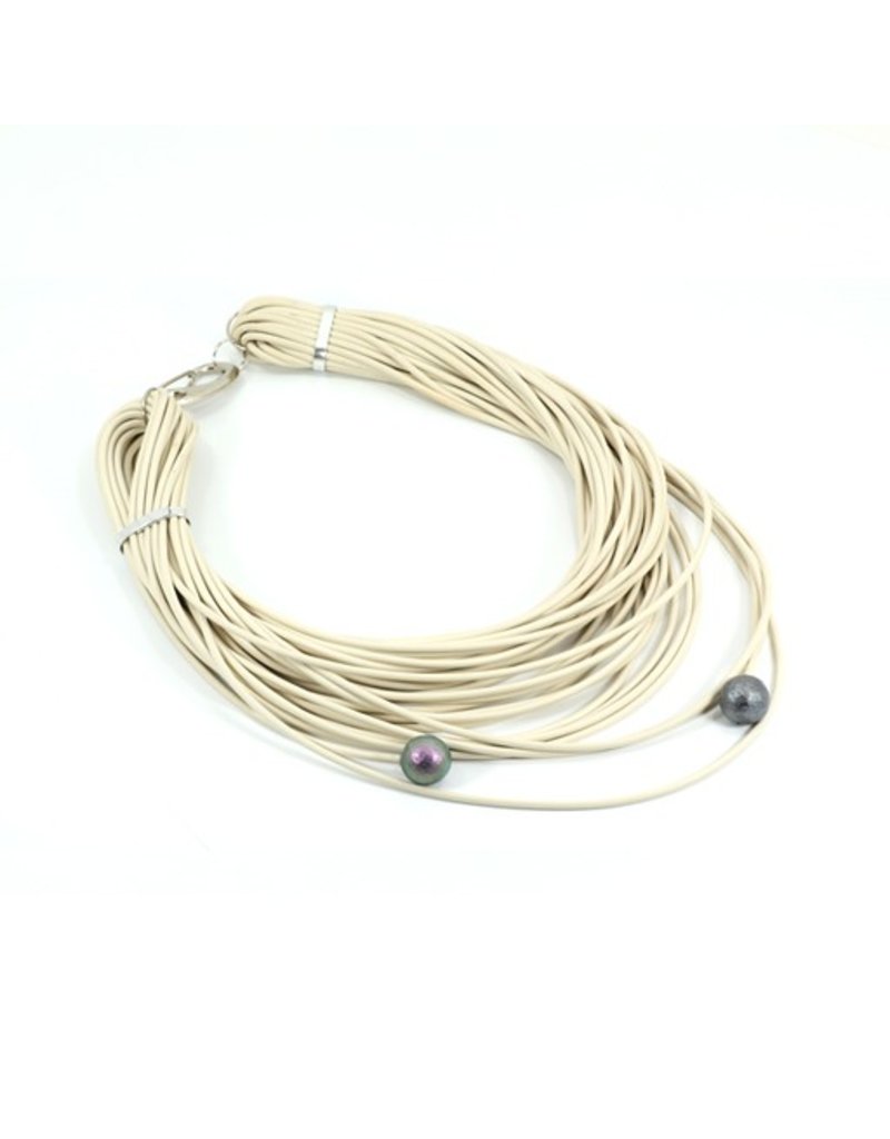 MILKY ORBIT rubber resin pearl N