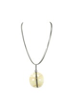 Jolly SOFC37 large oval pendant steel N