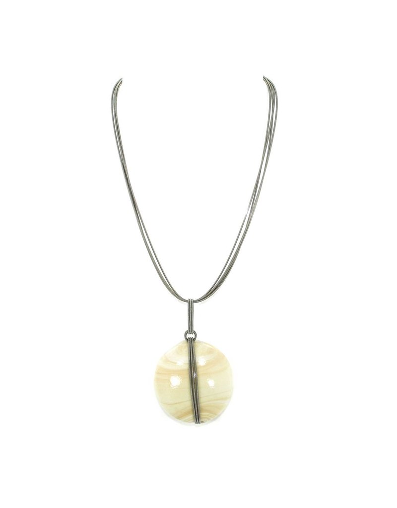 Jolly SOFC37 large oval pendant steel N