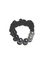 ROSE leather three colour glass bead B