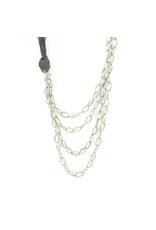 Carme Anglada Linen silver chain know N