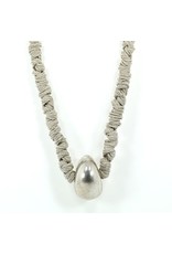 Carme Anglada Linen knot silver ball N