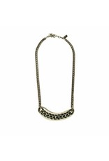 NOA brass old silver small leather N