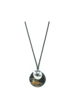 Carme Anglada Two circle pendant long N