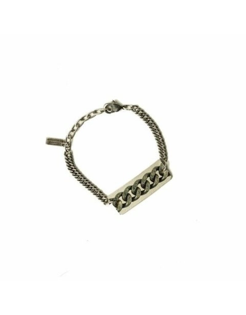 NOA brass old silver small leather B