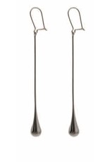 LAGRIMA LONG brass one drop silver E