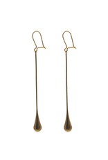 LAGRIMA LONG brass one drop gold E