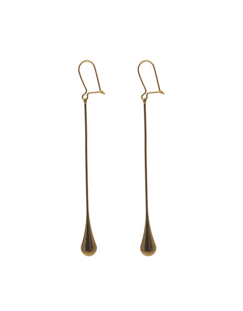LAGRIMA LONG brass one drop gold E