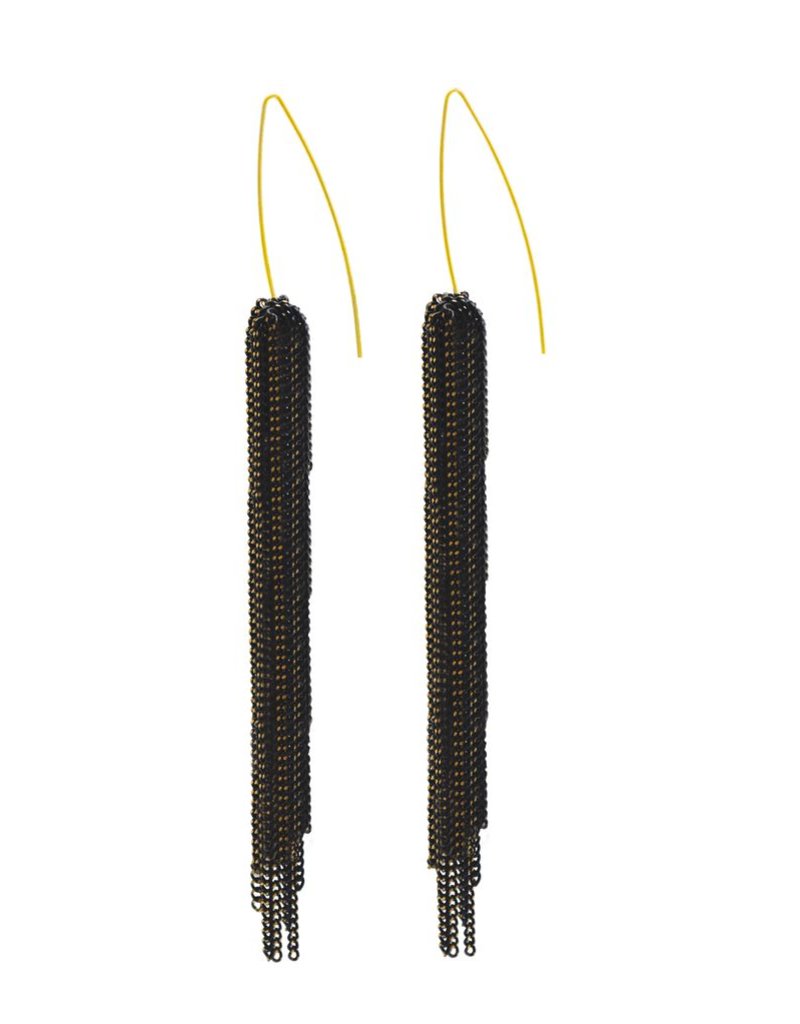 EVA long brass black gold E